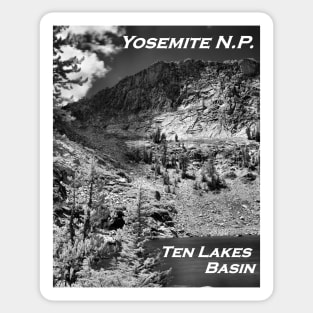 Ten Lakes Basin - Yosemite N.P. Sticker